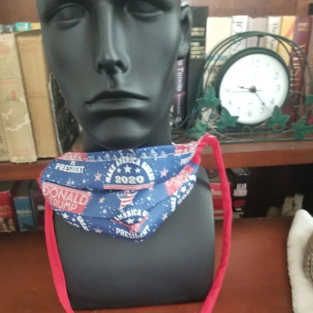 Cloth Face Mask - Silver/Copper Filters-MAGA Trump